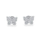 Diamond Butterfly Earrings