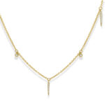Diamond Spikes Necklace