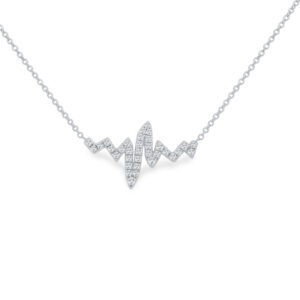 Diamond Heartbeat Necklace