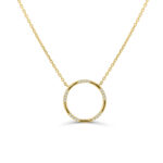 Diamond Circle of Life Necklace