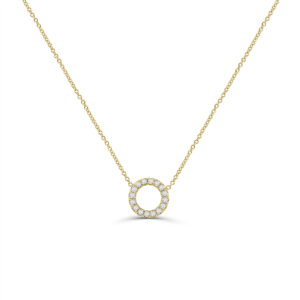 Diamond Eternity Circle Necklace